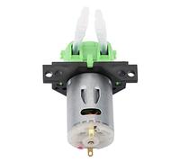 Aolidsive Pompe Péristaltique, Pompe Doseuse DC12V/24V avec Conception à 3 Rouleaux pour la Science Chimique d'aquarium, Tête de ABS Auto-amorçante avec Tube en Silicone (12 V 3 * 5)