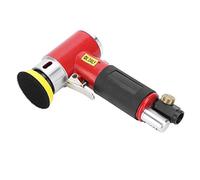 Aolidsive Ponceuse Pneumatique, Mini Ponceuse Pneumatique avec Corps en Aluminium Léger, Meulage Excentrique, Parfaite pour le Polissage du Bois et du Métal, Opération à une Seule Main (2-3 pouces