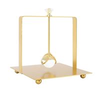 Aolidsive Porte-Serviettes carré en Métal, Conception avec Poignée de Levage pour un Rangement Facile des Serviettes, Distributeur de Papier Moderne et élégant pour Restaurant, Hôtel, Bureau à (GOLD)