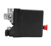 Aolidsive Pressostat 380 V, Vanne de Contrôle Triphasée pour Compresseur d'air, Remplacement Facile, Installation Stable à 125 Psi pour un Usage Industriel et Domestique