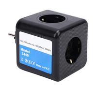 Aolidsive Prise Cube avec Ports USB, 3 Prises CA, 2 Ports USB 1 C, Rallonge de Prise de Courant 2500 W, avec Protection contre les Surcharges, pour Smartphones, Tablettes, Ordinateurs