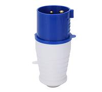 Aolidsive Prise d'alimentation Industrielle 3 Broches 32A 220V 250V, Prise étanche Robuste, Connecteur en Laiton ABS Antidéflagrant pour l'industrie Chimique, Quai d'aéroport, Centrale électrique