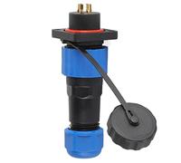 Aolidsive Prise IP68, Matériau PA66, Connecteur étanche pour Prise d'aviation, Fiable pour les Utilisateurs d'équipements Industriels et de Communication (6 conducteurs (250V 5A))