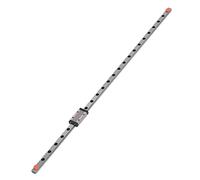 Aolidsive Rail de Guidage de Mouvement Linéaire de Bloc de 500 Mm, Rail de Bloc de Roulement de Mouvement Linéaire en Acier à Roulement avec 1 Coulissant, Guide de 20 Pouces pour de Porte