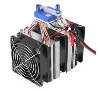 Aolidsive Refroidisseur Thermoélectrique, Refroidisseur D'eau de Réfrigération à Semi-conducteur Haute Puissance avec Grand Bloc de Refroidissement et Tuyaux en (120 W (convient pour un aquarium de