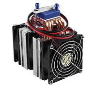 Aolidsive Refroidisseur Thermoélectrique, Refroidisseur D'eau de Réfrigération à Semi-conducteur Haute Puissance avec Grand Bloc de Refroidissement et Tuyaux en (180 W (convient pour un aquarium de