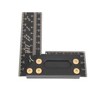 Aolidsive Règle de Marquage, Outil de Mesure en Fibre de Verre avec Base épaissie, Règle de Disposition Multi-angle pour le Travail du Bois et la Fabrication de Meubles