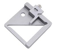 Aolidsive Règle de Travail du Bois, Outil de Mesure Multifonction en Alliage d'aluminium pour le Marquage d'angle de Diamètre de Largeur de Hauteur avec Point Central pour l'assemblage de Meubles