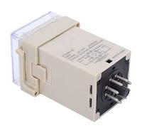 Aolidsive Relais temporisé, ATS48A 20 LED Module de Relais de Minuterie à Affichage Numérique DC24V Réglage du Temps Flexible pour les Systèmes de Contrôle d'automatisation Industrielle et les
