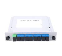 Aolidsive Répartiteur de Fibre Optique, Structure Compacte à Faible Perte d'insertion pour Réseau de Données CATV, Répartiteur Optique 1x8 pour Systèmes de Communication à Haut Débit