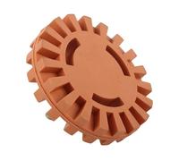 Aolidsive Roue de Gomme en Caoutchouc 4 Pouces 100mm pour le Retrait des Autocollants de Voiture, Disque de Gomme Adhésif à Fines Rayures pour Fixation de Perceuse de Détail Automobile