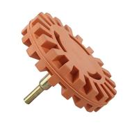 Aolidsive Roue de Gomme en Caoutchouc, Disque de Gomme en Caoutchouc de 4 Pouces pour un Retrait Rapide des Décalcomanies, des Rayures et du Ruban Adhésif pour les Détails Automobiles