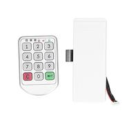 Aolidsive Serrure de Placard Intelligente, Panneau en Acier Inoxydable, | contrôle d\'accès numérique à l\'armoire, clavier rétroéclairé à 4 chiffres, modes de code unique et permanent, emplacement