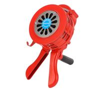 Aolidsive Sirène à Manivelle en Alliage D'aluminium à Volume Réglable, Volume 110 DB, Portée de 1 000 M, Sirène d'urgence à Commande Manuelle pour Usines, Maisons, écoles, Dépôts