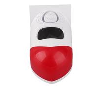 Aolidsive Sirène d'alarme Solaire, Lumières de sécurité Solaires avec Télécommande, Détection à 110°, Protection Extérieure pour la Maison et l'entreprise