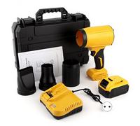 Aolidsive Souffleur de Feuilles sans Fil 21 V, Souffleur 80 000 TR/Min 200 Km/h avec 2 Batteries et Chargeur, pour Nettoyer Les Feuilles Humides, l'herbe (2 Batteries 1 Chargeur Boîte Papier Prise