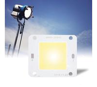 Aolidsive Source de Lumière COB, Lumière Intégrée LED Blanc Chaud 12 V 50 W pour éclairage DIY, Projection 4 500-5 000 Lm pour Projecteurs et Spots (3000-3200K)