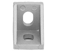 Aolidsive Support d'angle de profilé en Aluminium 30 Pièces, Conception Légère à 2 Trous de Type L, Parfait pour les Profilés en Aluminium 2020 dans les Projets de Bricolage et l'assemblage de