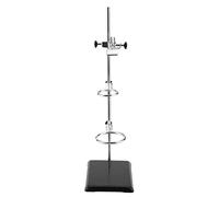 Aolidsive Support de Laboratoire, Base en Fer, Support à Pince pour Flacon, 21,5 X 14 X 51 Cm, Idéal pour les Expériences de Chimie et de Physique