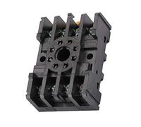 Aolidsive Support de Relais, Matériau Ignifuge, 300 V, 7 A, Base de Prise de Relais à Montage sur Rail pour Applications d'alimentation Automobile PF085A