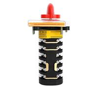 Aolidsive T-16EXF64D-6 Commutateur à Came Rotatif à 8 Positions Sélecteur de Changement Universel pour Fraiseuse Montage sur Panneau avec Courant Nominal 25A Tension 500V