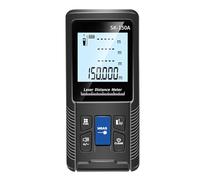 Aolidsive TéléMètre, Mesure Numérique de 150 M avec Une Précision de ± 2 Mm, Fonctions de Pythagore de Volume de Zone de Mesure Rapide de 0,25 S, avec écran LCD rétroéclairé 20 Stockage (SK-150A)