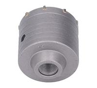 Aolidsive Trépan Mural de 75 Mm, Scie Cloche à Béton en Carbure de Haute dureté avec Vitesse de Perçage Rapide pour l'installation de Climatiseur et la Coupe de Pierre Murale