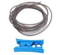Aolidsive Tube PTFE Durable de 1.75mm, 4M, pour Lab A1 Mini P1P X1, Coupe-alimentation de Filament D'imprimante 3D, Gris Semi-Transparent 1x