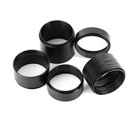 Aolidsive Tubes d'extension d'objectif 8 Pièces M42x0.75mm Kit 'Anneaux 'espacement de Télescope en Alliage 'Aluminium avec Filetage 'Extinction Interne pour Accessoires de Photographie de