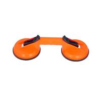 Aolidsive Ventouse en Caoutchouc, capacité de Charge de 100 Lb, Lève-Verre à 2 Mâchoires avec Poignée en Plastique, Parfait pour la Manipulation des Carreaux et du Verre