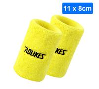 Aolikes 1 Paire De Bandeaux De Sport Pour Hommes Et Femmes - Bandeau Athlétique Évacuant L'humidité Pour Le Tennis,Le Basket-Ball,La Course À Pied - Type 11cm-Yellow