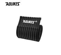 Aolikes 1pc 40-180cm Pansement Élastique Compression Genou Soutien Sport Sangle Genou Protecteur Bandes Cheville Jambe Coude Poignet Mollet Orthèse - Type Black-Length-120cm