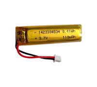 AOLIKES Batterie Lipo rechargeable 3,7 V 110 mAh pour télécommande de présentation Logitech Spotlight