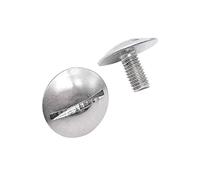 Aolity Mdingbao-Boulons à Six pans M2.5 M2 M3 M4 M5 M6 304 Vis à tête Plate en Acier Inoxydable Boulon à tête Ronde Plate, 1-10 PCS, Forte résistance à l’Usure (Size : 5X12 10P)