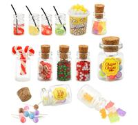 AolKee Nourriture miniature, cuisine et accessoires alimentaires pour poupées miniatures, maison de nourriture, mini jouets alimentaires pour poupée Barbie