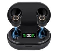 Aolso Amplificateur De Son Rechargeable, 1 Paire style conduit auditif Amplificateur de son personnel intelligent, Avec Portable Boîtier De Chargement(noire)