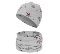 Aolso Bonnet en tricot Bonnet,Bébé Bonnet à Tricoter écharpe,Chapeaux d'hiver pour Enfant Garçon Fille Bonnet de Chaud Automne 0 à 7 Ans pour Convient pour le cadeau de naissance de bébé(gris chanvre)