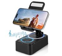 Aolso Enceintes Bluetooth avec Support Téléphone Mobile, Enceinte Compatible avec Bluetooth sur iPhone/Android/iPad, Cadeau Anniversaire Homme,Cadeau Peres Maitresse Femme Maman