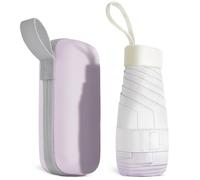Aolso Parapluie de Voyage Anti-Tempête avec 8 Nervures, Ouverture/Fermeture Automatique, Portable pour Hommes et Femmes, Coupe-Vent(Dégradé violet)