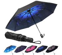 Aolso Parapluie de Voyage Anti-Tempête, Ouverture/Fermeture Automatique, Petit-Compact, Parapluie Portable pour Hommes et Femmes
