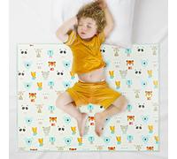 Aolso Protège Matelas lit Enfant, 70 * 90cm Protège Matelas Bébé, Matelas Imperméable Lavable, pour Lits Simples, Lits pour Enfants, Matelas d'apprentissage de la propreté-épaissir (PU)