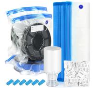 Aolso Sac Sous Vide Filament 3D, 30 Pcs Sacs de Stockage sous Vide, 34x30cm Réutilisables Sacs Transparents avec 1 Pompe Électrique, 6 Clips D'étanchéité et 30 Sachet Dessicant