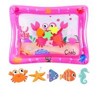 Aolso Tapis d'eau de bébé, Gonflable Tummy Time tapis d'eau tapis,Tapis Eau Gonflé Enfant, Jouet Bebe Tapis Eau, Jouet Bebe Tapis Eau pour Bébés et Tout-Petits Tapis Jouet Bebe 3 6 9 12 Mois