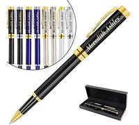 Aolun Stylo Personnalisé avec Gravure,Stylo Personnalisable avec Votre Nom Ou Message, Recharge Moyenne,Cadeaux Personnalisés pour Homme Ou Femme (Encre Noire)