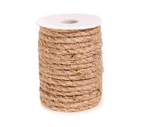 AOM Corde en sisal Naturel de qualité supérieure pour Arbre à Chat griffoir Post Jouet Chat Escalade Cadre Bricolage Tissage Chats Faisant des Jambes de Bureau Corde de Liaison #, 6mm
