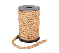 AOM Corde en sisal Naturel de qualité supérieure pour Arbre à Chat griffoir Post Jouet Chat Escalade Cadre Bricolage Tissage Chats Fabrication Jambes de Bureau Corde de Liaison #, 8 mm
