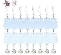 AOMAIGAD 24 Pièces Effaroucheur Oiseaux Réfléchissant+Boule de Cristal Répulsifs Oiseaux Réfléchissants Set, Répulsifs réfléchissants, Effaroucheur Oiseaux, éloignez Les Oiseaux (24Hibou)