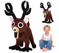 Aomantic Sarl Jouet De Cerf en Peluche, 99 Nights in The Forest Cerf Peluche, CER-f Animal en Peluches, C-ERF P-eluche Figures, C-ERF Peluches pour Enfants, 99 Nights in The Forest Poupée en P-eluche