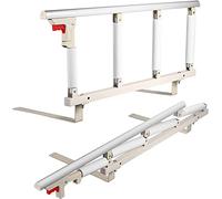 Aomdom Barrière de Lit, Pliable pour Personnes âgées Rails de lit pliants à Une clé Pliant Barrière de Protection pour Handicapé Hospitaliers 97 x 40 cm