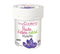 Aômes alimentaires naturels en poudre 150 g - violette Scrapcooking